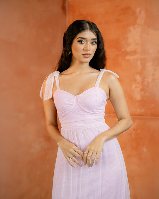 Strappy Corset Maxi Dress