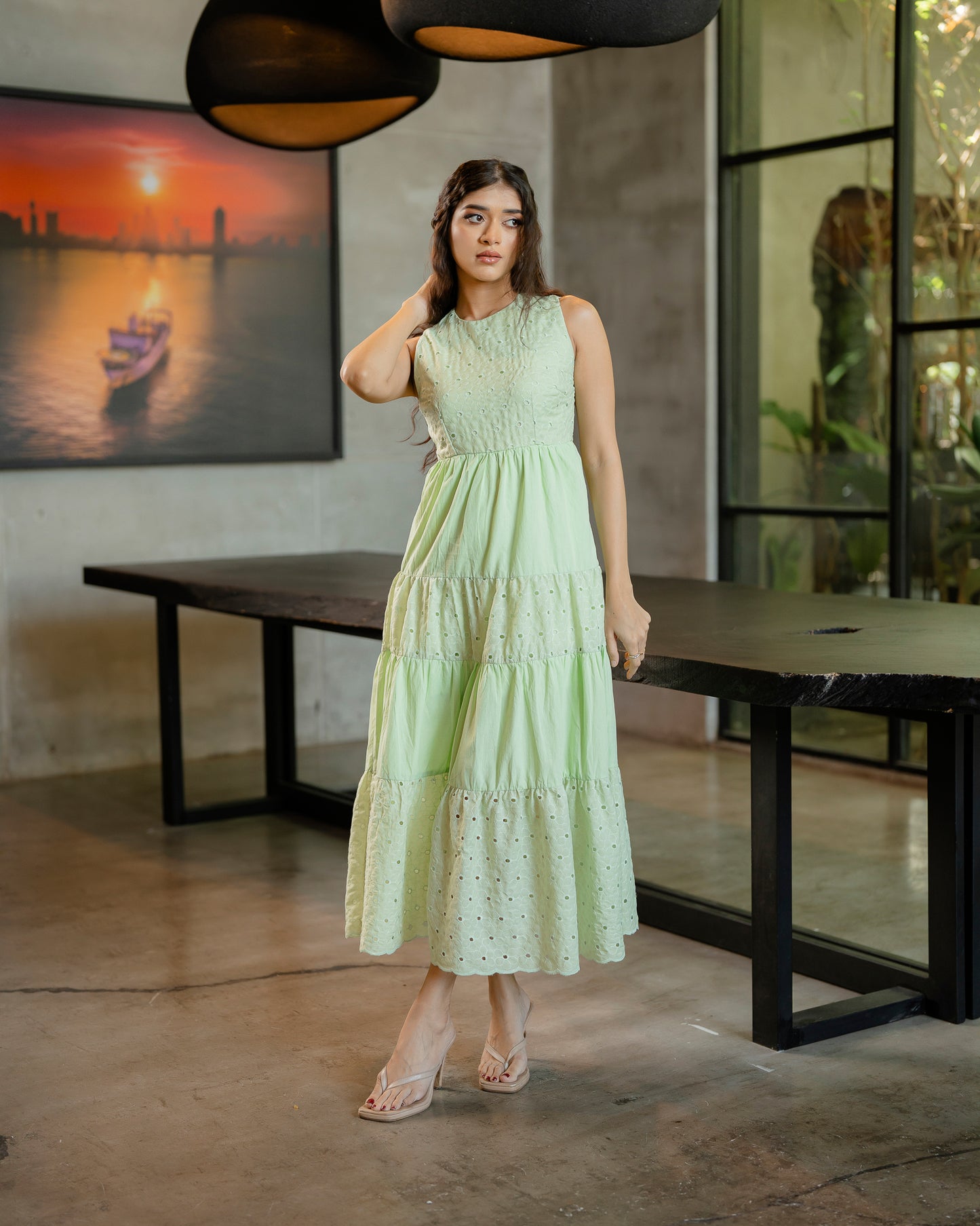 Cutlawn Ruffled Dress