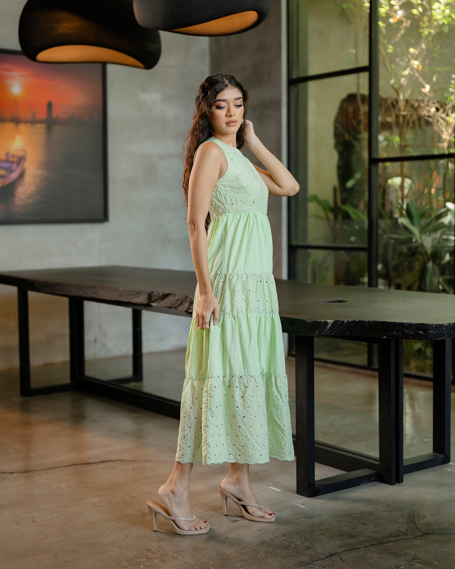 Cutlawn Ruffled Dress