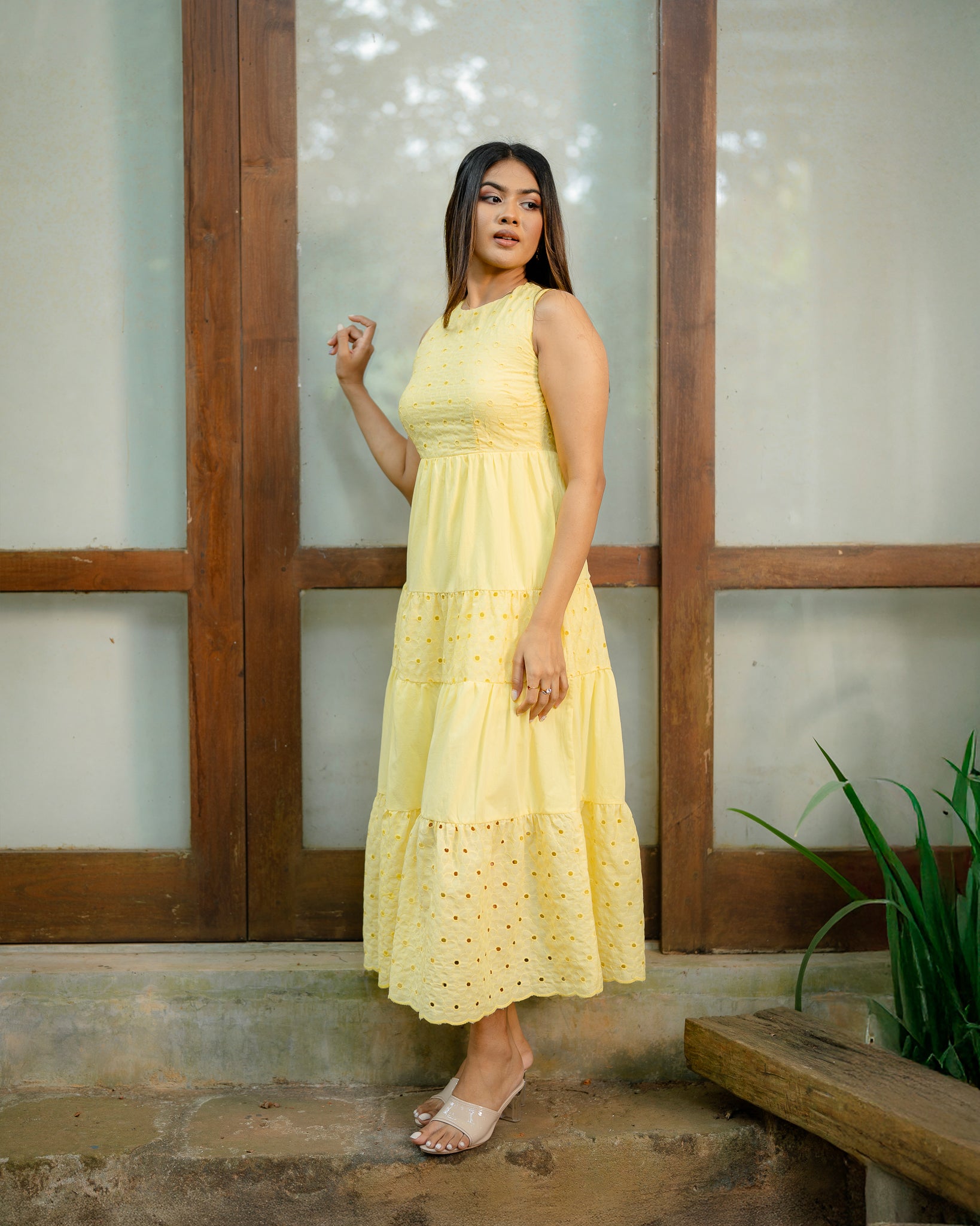 Cutlawn Ruffled Dress