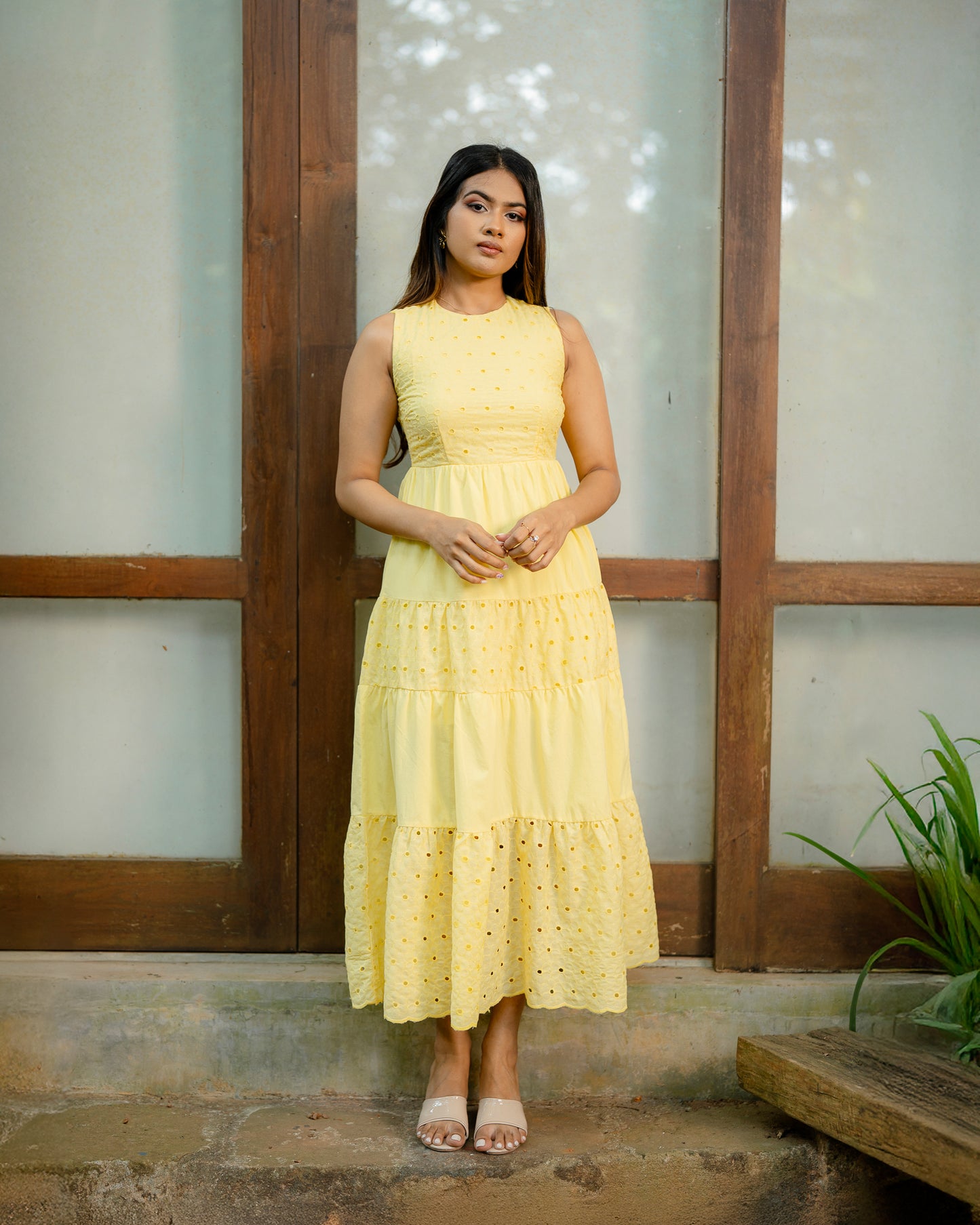 Cutlawn Ruffled Dress
