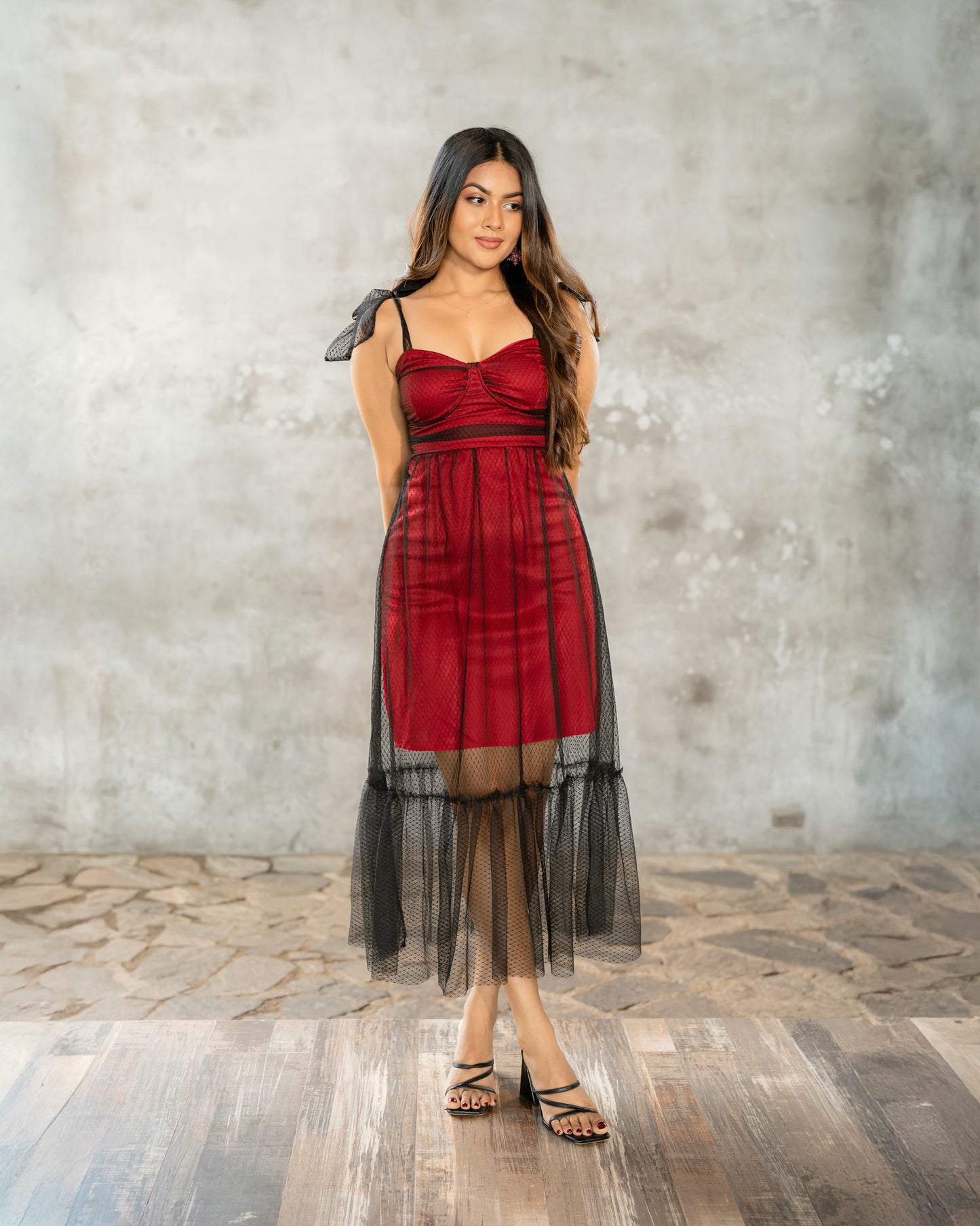 Strappy Corset Maxi Dress