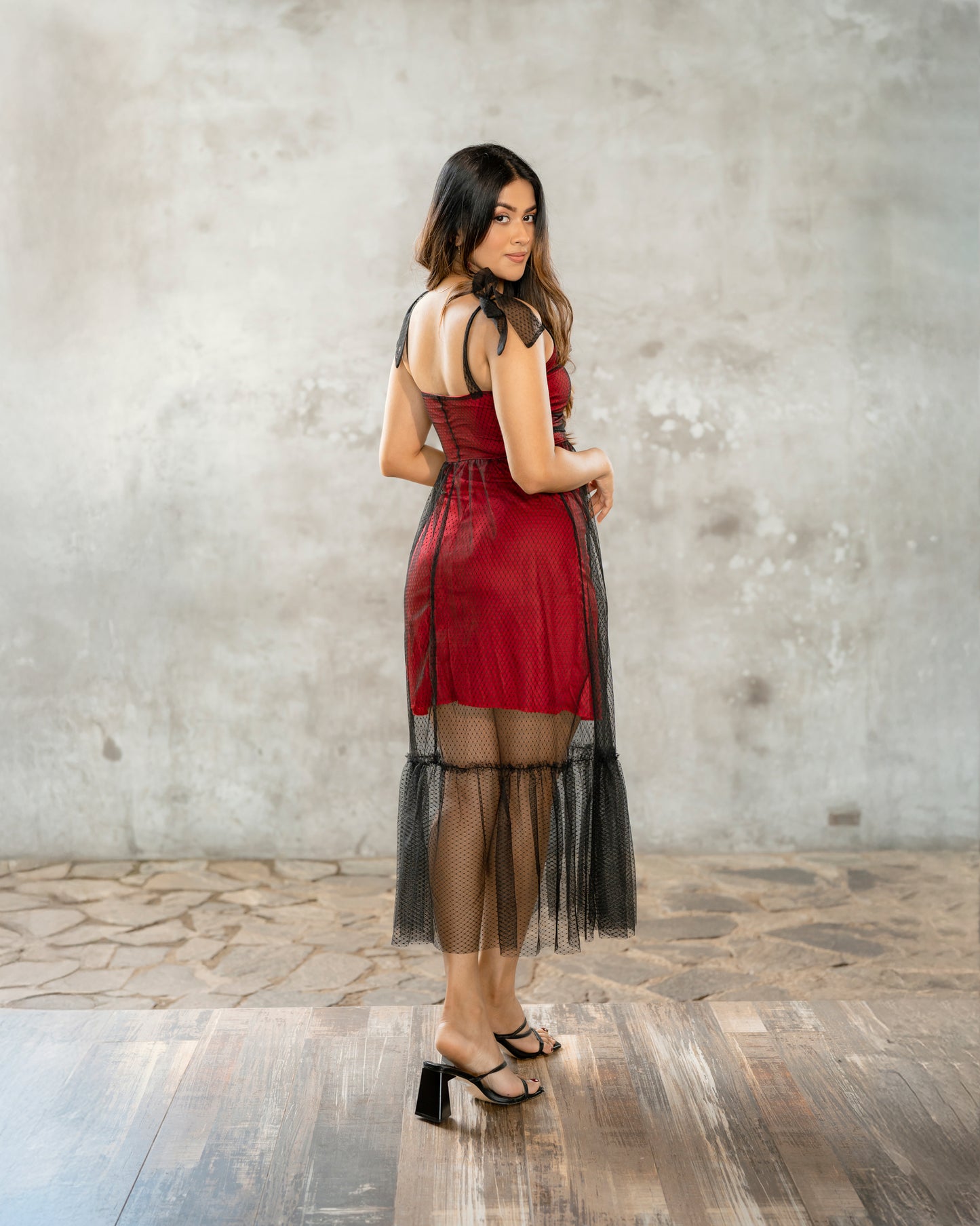 Strappy Corset Maxi Dress