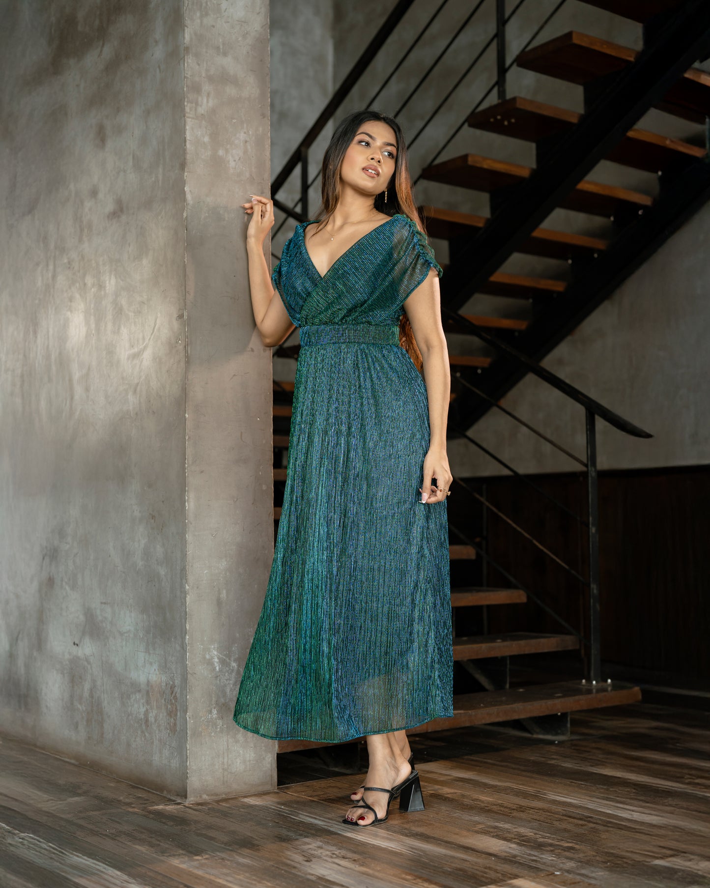 Shimmering Long Dress