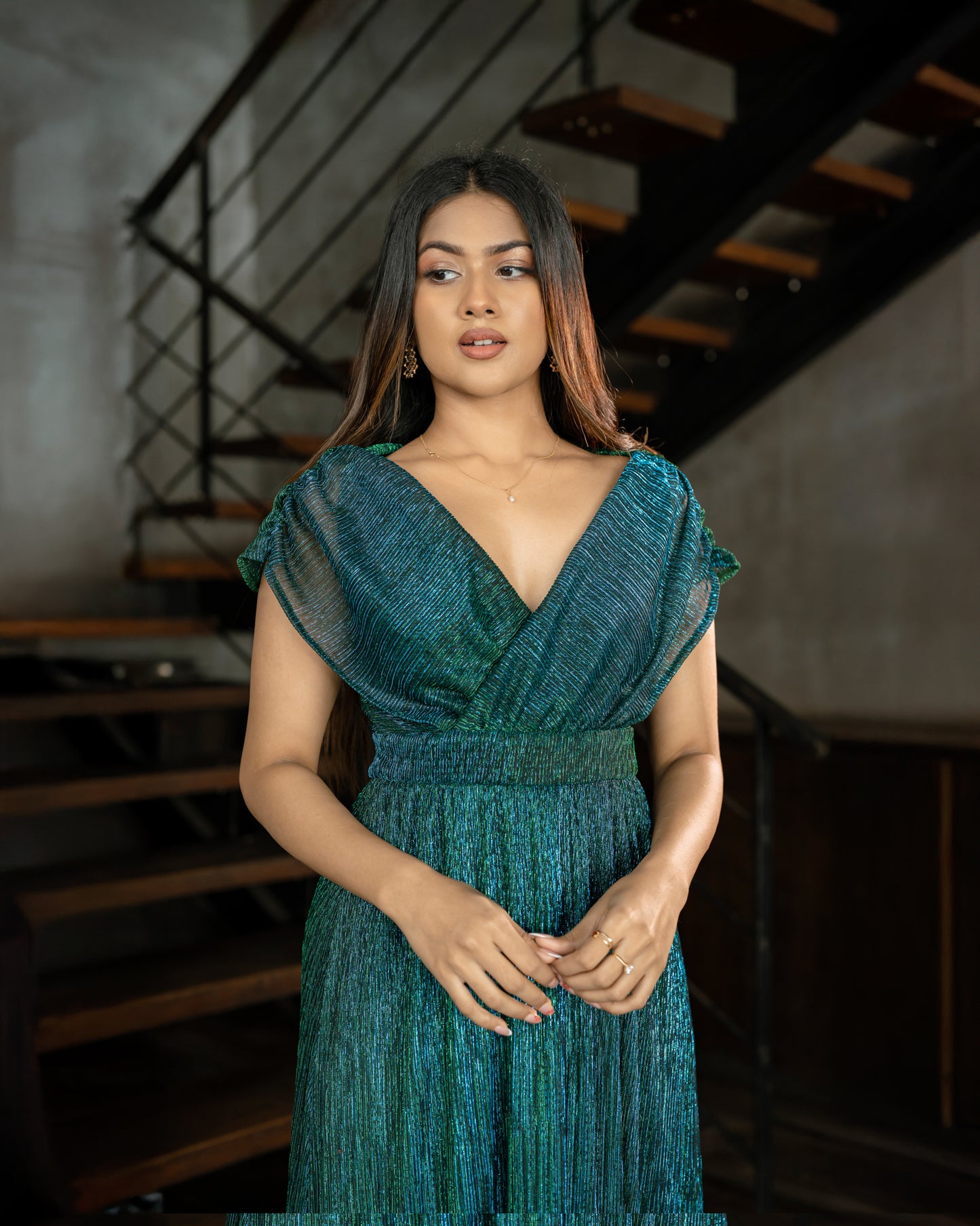 Shimmering Long Dress