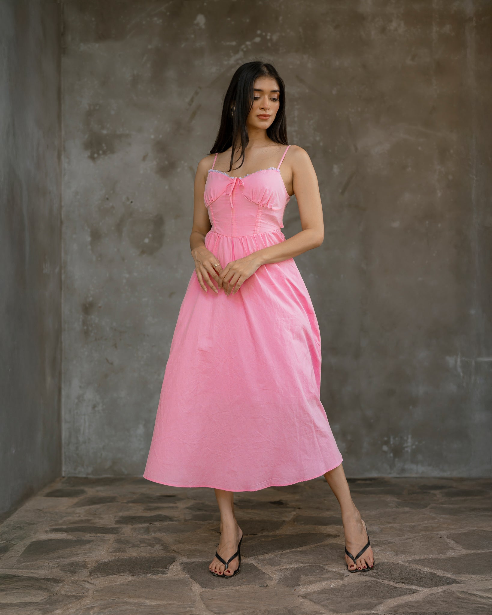 Corset Style Criss Cross Dress