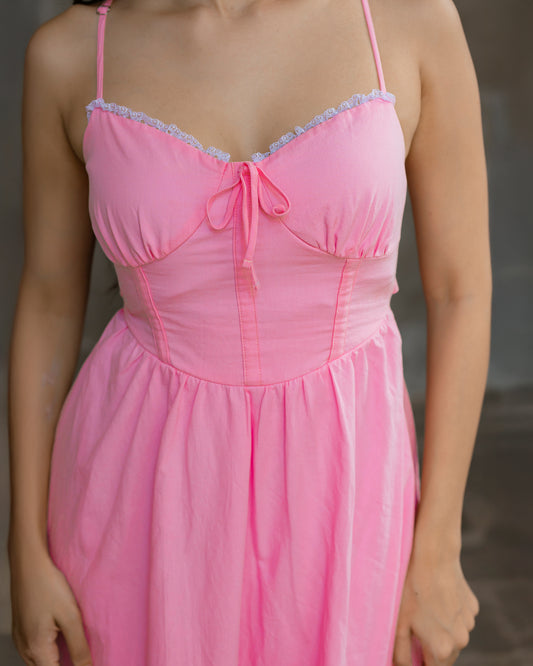 Corset Style Criss Cross Dress