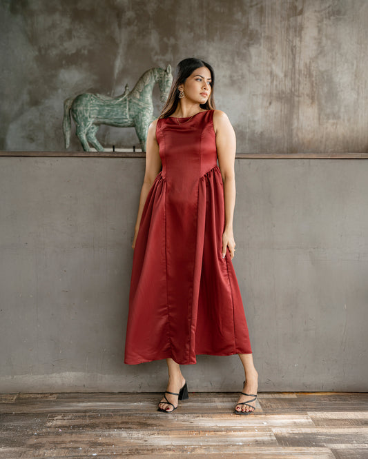 Solid Color Maxi Dress