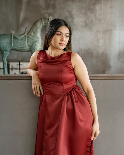 Solid Color Maxi Dress