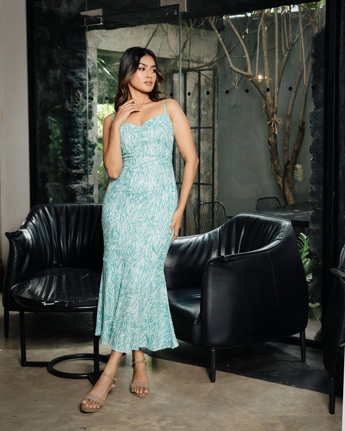 Strappy Back Maxi Dress