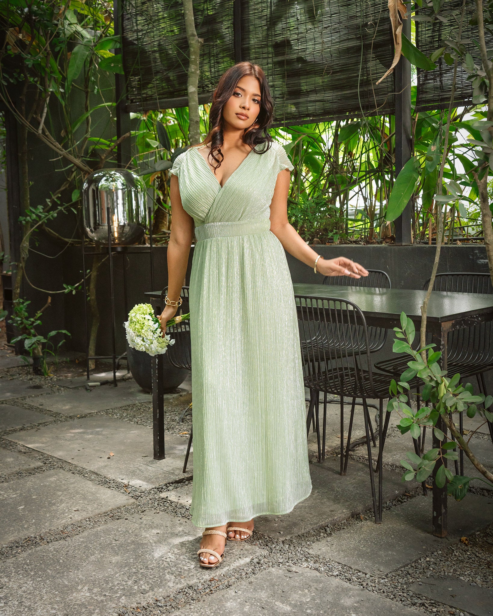 Shimmering Maxi Dress